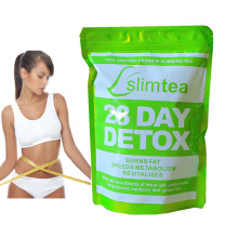 wholesale Weight loss Fat burner slim green tea Pure natural herbs no added flat tummy slimming 28 Days detox tea